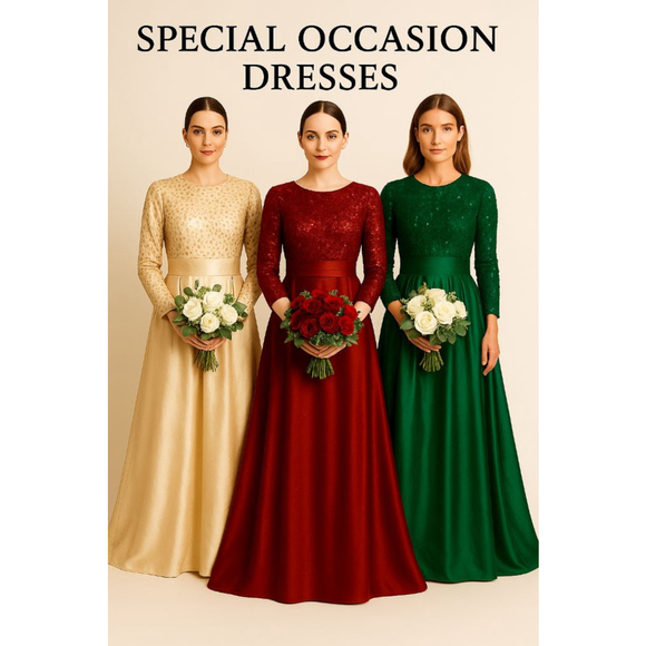 LanTing Wedding Dress, M, Red - Picture 2 of 14